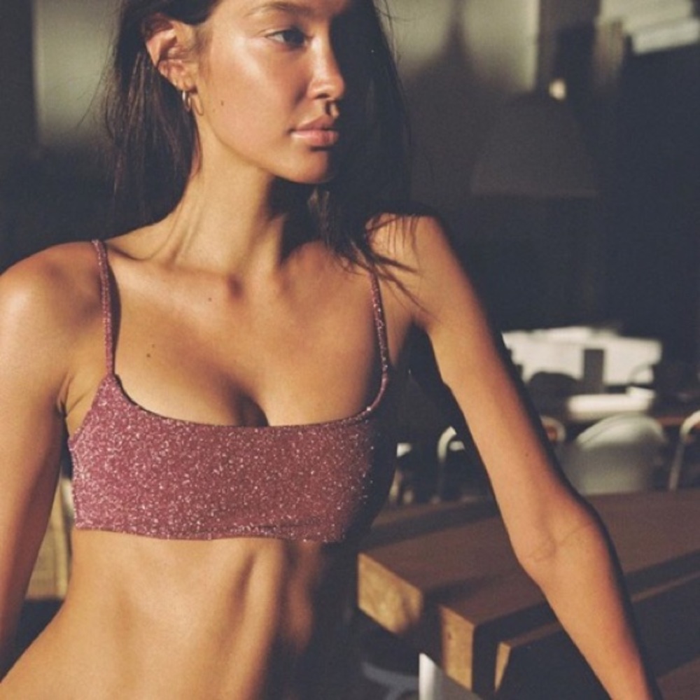 Triangl Grape Sparkle Mica Top